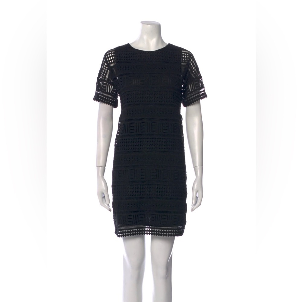 Vince Black Lined Shift Dress